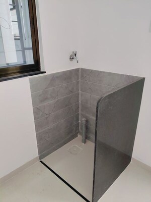 Bathroom in 1 BHK Apartment at Roshan Milestone, Tathawade – for Rent