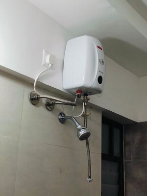 Bathroom in 1 BHK Apartment at Roshan Milestone, Tathawade – for Rent