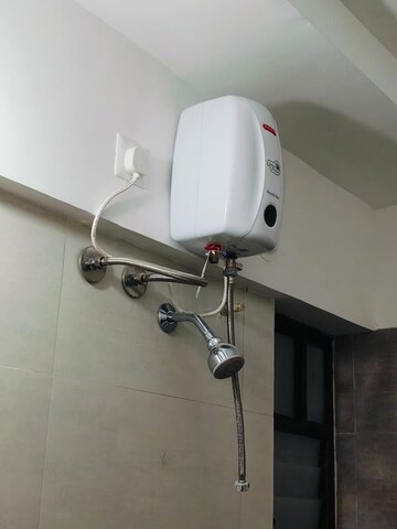 Bathroom in 1 BHK Apartment at Roshan Milestone, Tathawade – for Rent