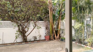 Balcony in 3 BHK Builder Floor at Vasant Vihar – for Rent