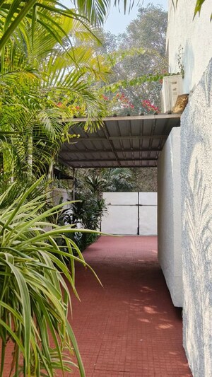 Balcony in 3 BHK Builder Floor at Vasant Vihar – for Rent