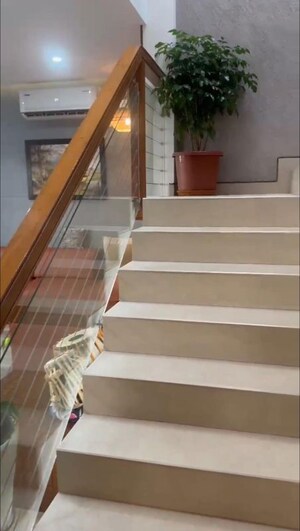 Staircase in 3 BHK Independent House at Aluva – for Sale