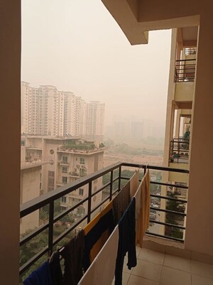 Balcony in 3 BHK Apartment at Assotech Windsor Court, Sector 78 – for Rent