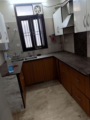 Kitchen in 2 BHK Builder Floor at Rohini Sector 11 – for Rent