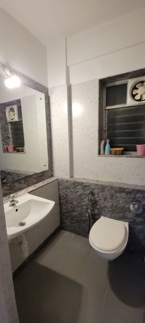 Bathroom in 2 BHK Apartment at Vijay Orovia, Ghodbunder Road – for Rent