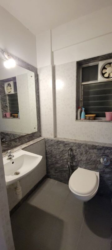 Bathroom in 2 BHK Apartment at Vijay Orovia, Ghodbunder Road – for Rent