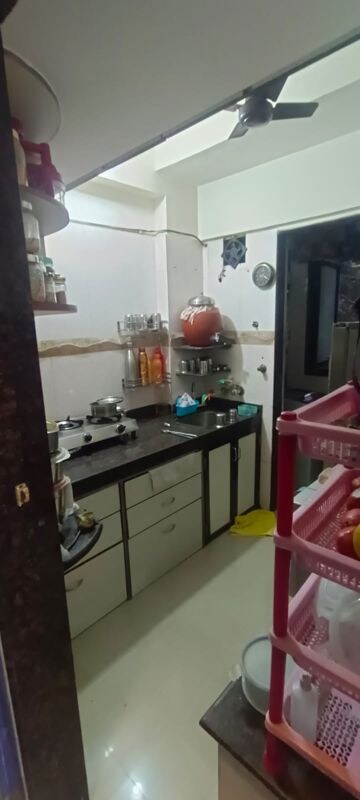 Kitchen in 1 BHK Apartment at Sai Raj Garden, Kandivali West – for Sale