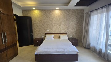 Bedroom in 4 BHK Builder Floor at Sushant Lok I – for Rent