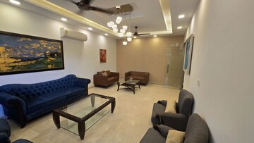 Living Room in 4 BHK Builder Floor at Sushant Lok I – for Rent