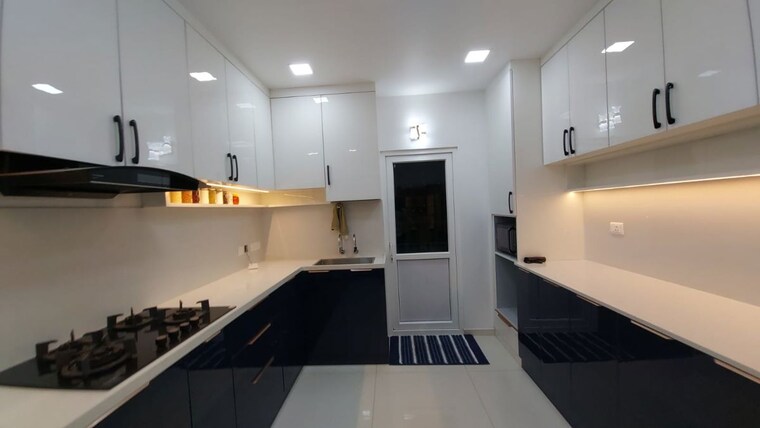 Kitchen, ambience-courtyard 3 Bedroom 1245 Sq.Ft. Apartment In Manikonda Hyderabad 9941685