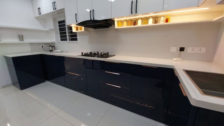 Kitchen, ambience-courtyard 3 Bedroom 1245 Sq.Ft. Apartment In Manikonda Hyderabad 9941685