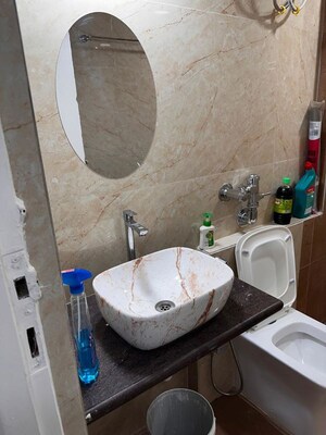 Bathroom in 2 BHK Apartment at Happy Valley, Manpada – for Rent