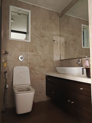 Bathroom in 4 BHK Apartment at Laxmi Nagar – for Sale