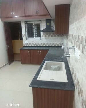 Kitchen in 3 BHK Apartment at Richmond Town – for Rent