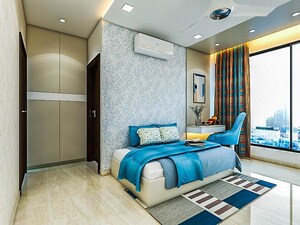 Bedroom in 3 BHK Apartment at Oberoi Realty Esquire, Goregaon East – for Rent