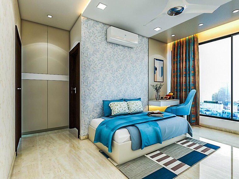 Bedroom, oberoi-realty-esquire 3 Bedroom 1918 Sq.Ft. Apartment In Goregaon East Mumbai 9942075