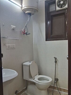 Bathroom in 3 BHK Builder Floor at Kailash Colony – for Rent