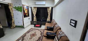 Living Room in 1 BHK Apartment at Horizon Prime, Kasarvadavali – for Rent