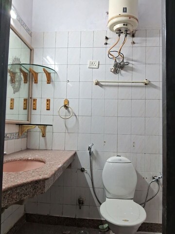 Bathroom in 3 BHK Builder Floor at East Of Kailash – for Rent