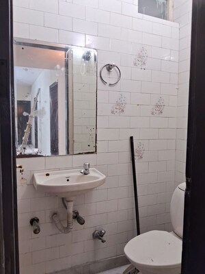 Bathroom in 3 BHK Builder Floor at East Of Kailash – for Rent