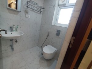 Bathroom in 3 BHK Apartment at Rajapushpa Provincia, Narsingi – for Rent
