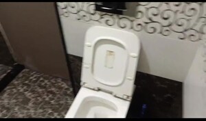 Bathroom in 3 BHK Independent House at Mahaveer Nagar – for Rent