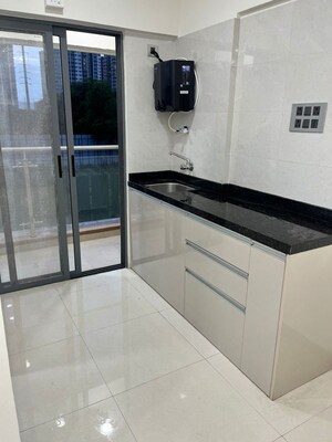 Kitchen in 1 RK Apartment at Kale Heights, Aundh – for Rent
