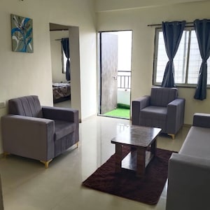 Master Bedroom in 1 BHK Apartment at Kharadi – for Rent