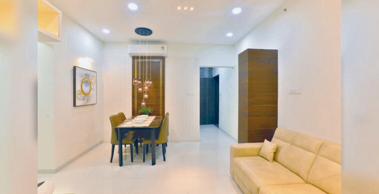 Living Room, kumar-palmspring-towers 2 Bedroom 1125 Sq.Ft. Apartment In Undri Pune 9943536