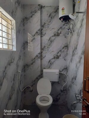 Bathroom in 2 BHK Apartment at Thanisandra – for Rent