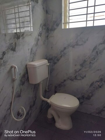 Bathroom in 2 BHK Apartment at Thanisandra – for Rent