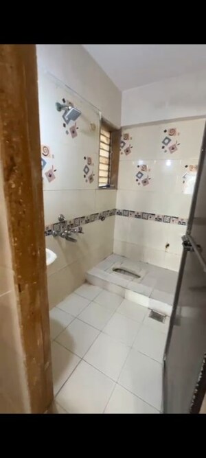 Bathroom in 1 BHK Apartment at Galaxy Heights, Goregaon West – for Rent