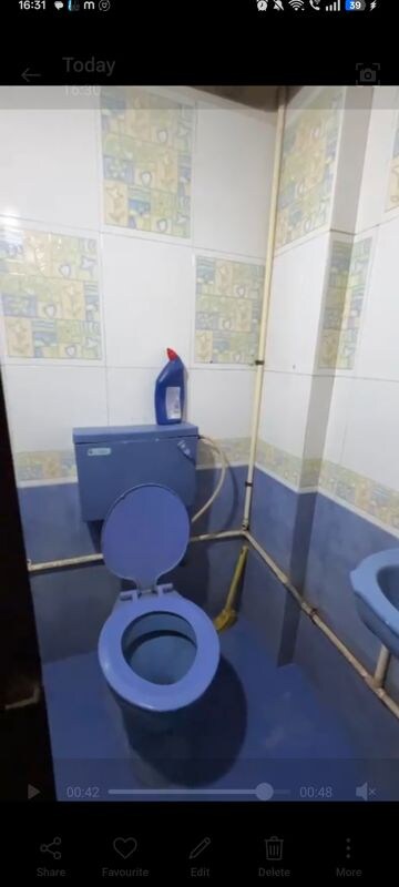 Bathroom in 1 BHK Apartment at Galaxy Heights, Goregaon West – for Rent