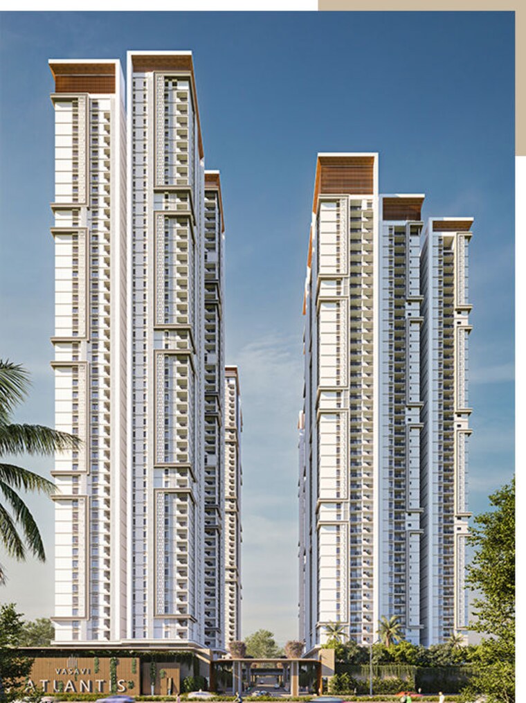 Exterior View, vasavi-atlantis 3.5 Bedroom 3030 Sq.Ft. Apartment In Narsingi Hyderabad 9944220