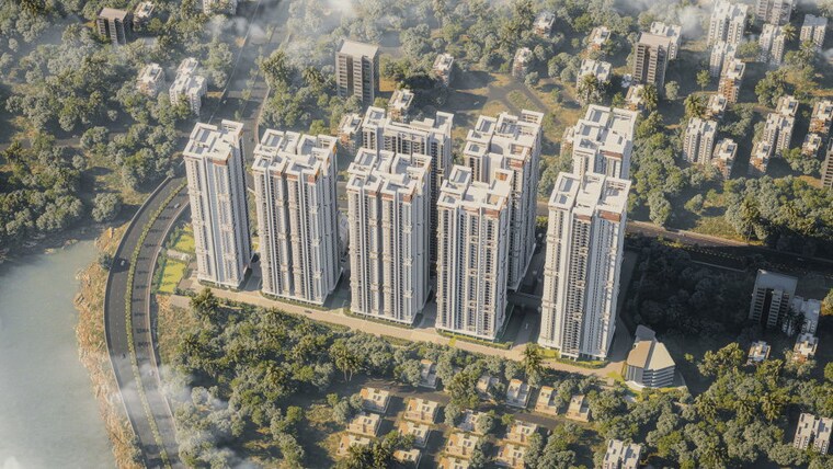 Exterior View, vasavi-atlantis 3.5 Bedroom 3030 Sq.Ft. Apartment In Narsingi Hyderabad 9944220