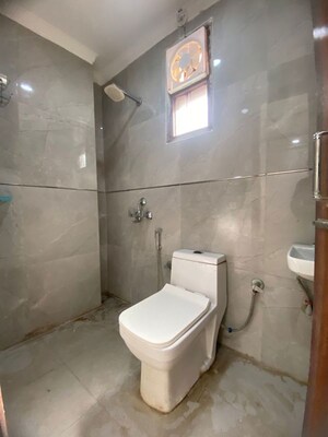 Bathroom in 2 BHK Builder Floor at Chattarpur – for Rent