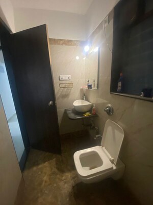 Bathroom in 1 BHK Apartment at Atul Blue Fortune, Andheri East – for Rent