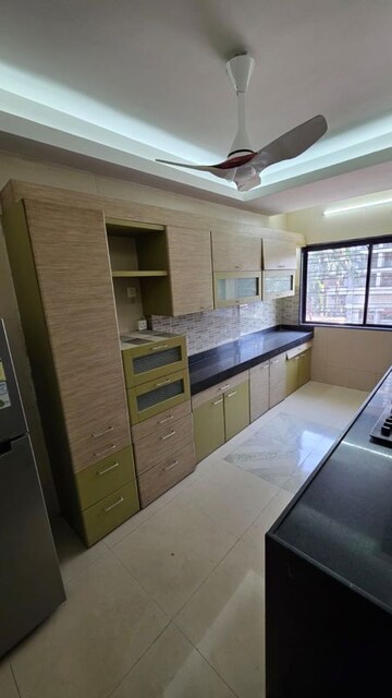 Kitchen in 3 BHK Apartment at Renuka CHS Bandra, Bandra East – for Rent