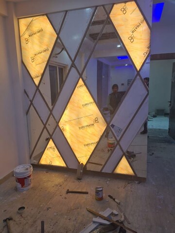 Staircase in 4 BHK Apartment at Mahagun Moderne, Sector 78 – for Rent