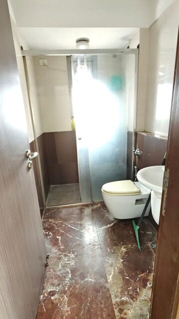 Bathroom in 3.5 BHK Apartment at New Dindoshi Omkar CHS, Goregaon East – for Rent