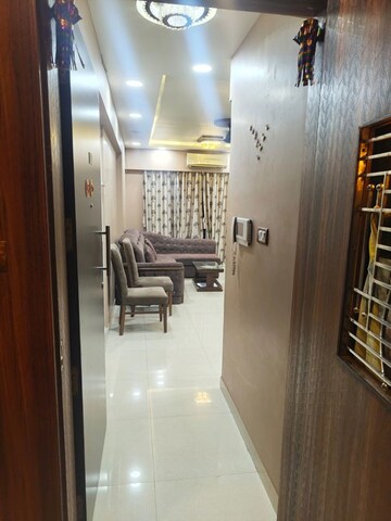 Living Room in 3 BHK Apartment at The Wadhwa Solitaire, Kolshet Road – for Sale