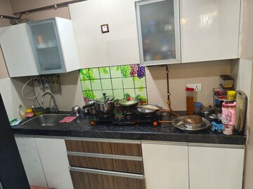 Kitchen in 3 BHK Apartment at The Wadhwa Solitaire, Kolshet Road – for Sale