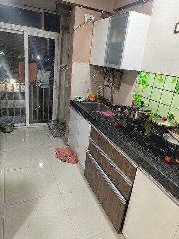 Kitchen in 3 BHK Apartment at The Wadhwa Solitaire, Kolshet Road – for Sale