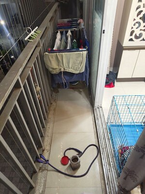 Balcony in 3 BHK Apartment at The Wadhwa Solitaire, Kolshet Road – for Sale