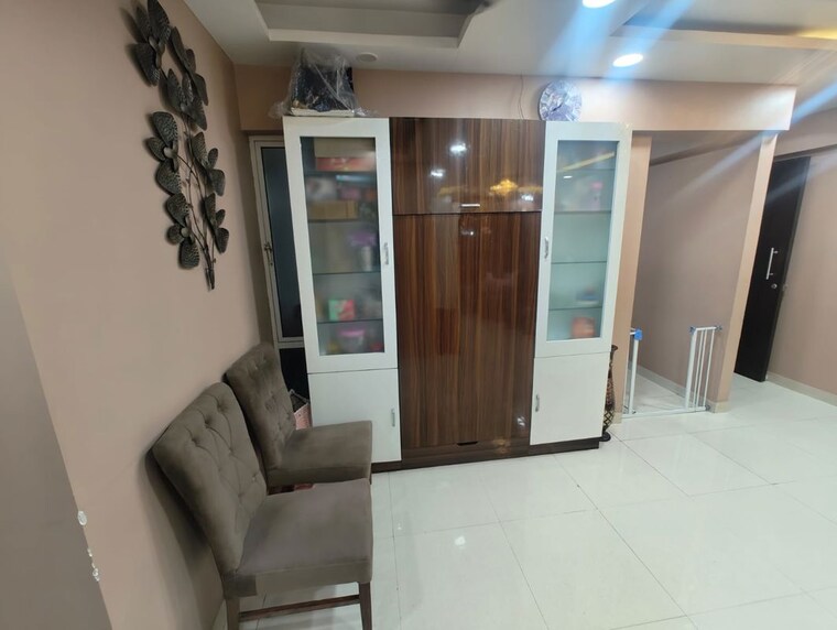 Living Room, the-wadhwa-solitaire 3 Bedroom 903 Sq.Ft. Apartment In Kolshet Road Thane 9944594