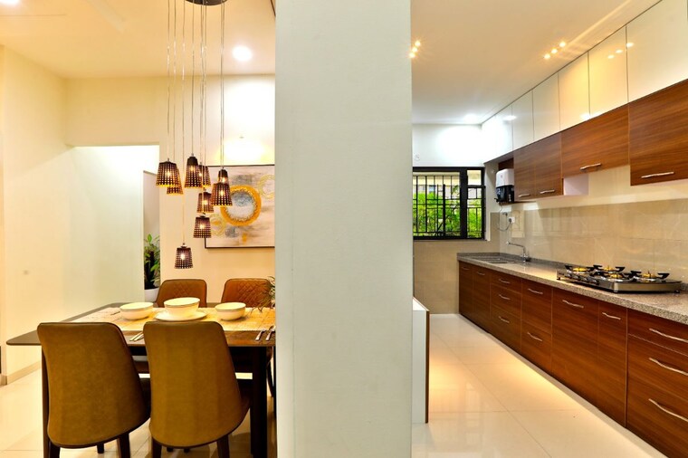 Kitchen, kumar-palmspring-towers 2 Bedroom 1129 Sq.Ft. Apartment In Undri Pune 9944852