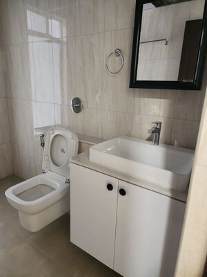 Bathroom in 3 BHK Apartment at Cybercity Marina Skies, Hi Tech City – for Rent