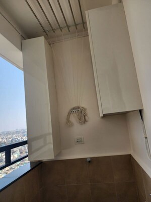 Balcony in 3 BHK Apartment at Cybercity Marina Skies, Hi Tech City – for Rent