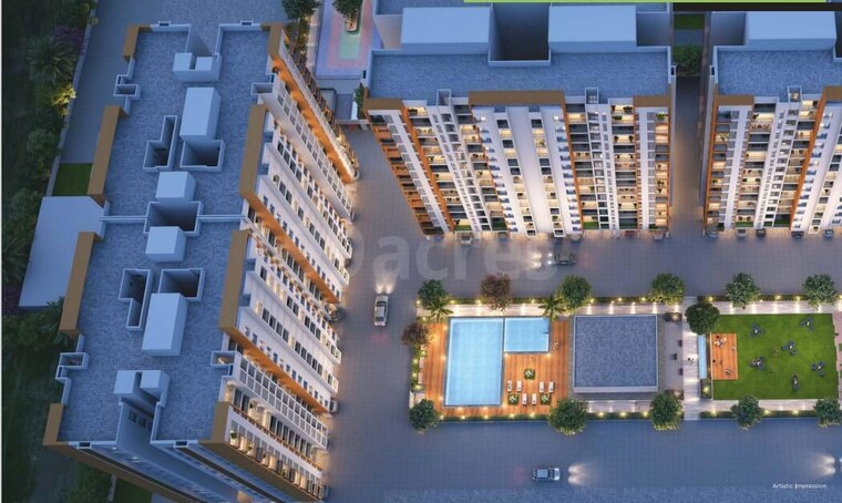 Master Plan, majestique-rhythm-county-phase-1 3 Bedroom 892 Sq.Ft. Apartment In Handewadi Pune 9944892