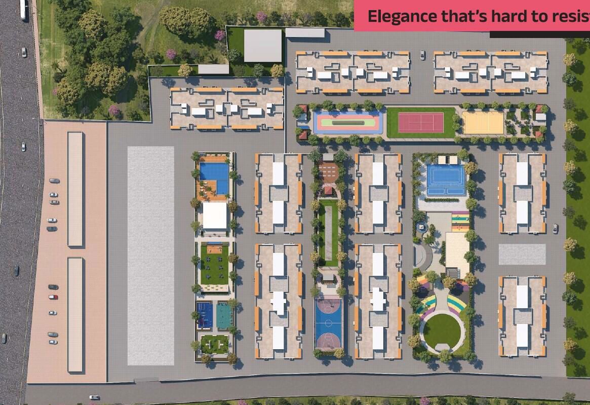 3 BHK Apartment For Sale in Majestique Rhythm County Phase 1